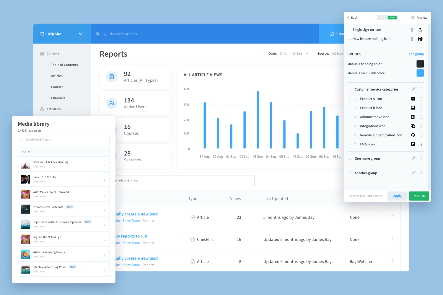 ScreenSteps project preview